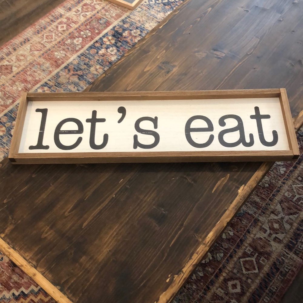 Kitchen sign